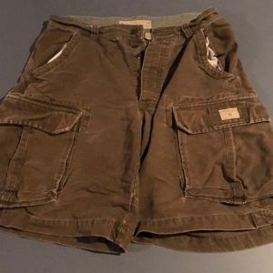 American Eagle Outfitters Green Cargo Shorts